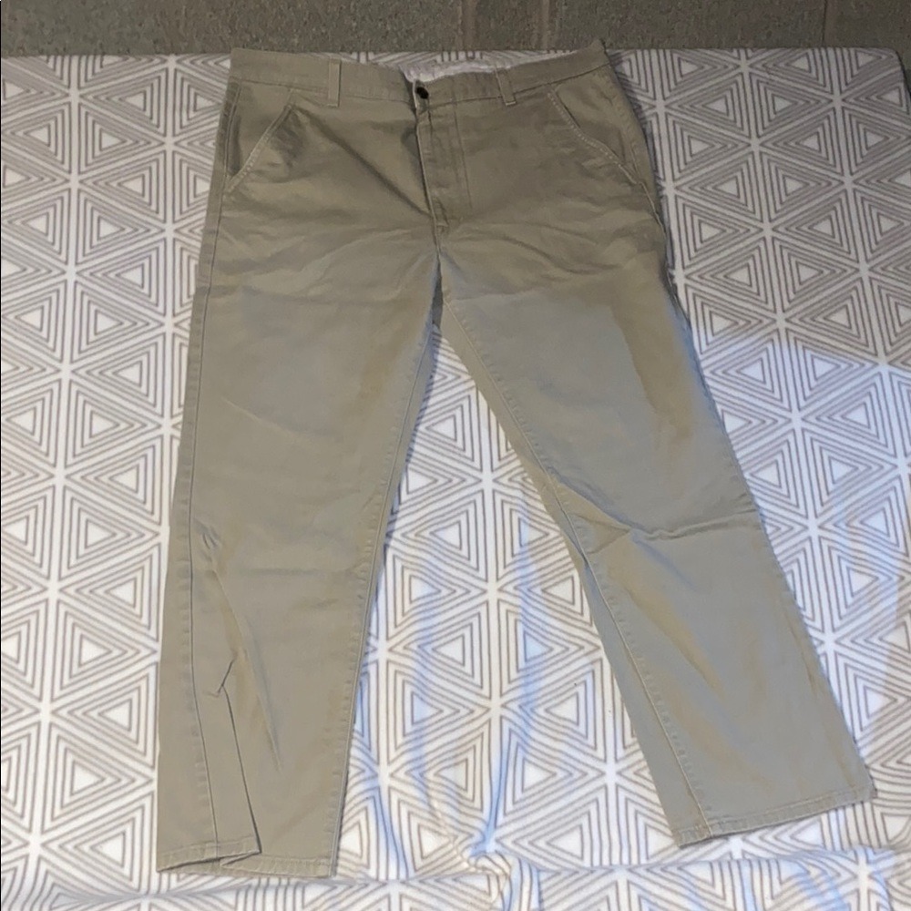Levi Strauss Co Mens‎ Khaki Straight Fit Casual Chino Pants Size 34x30